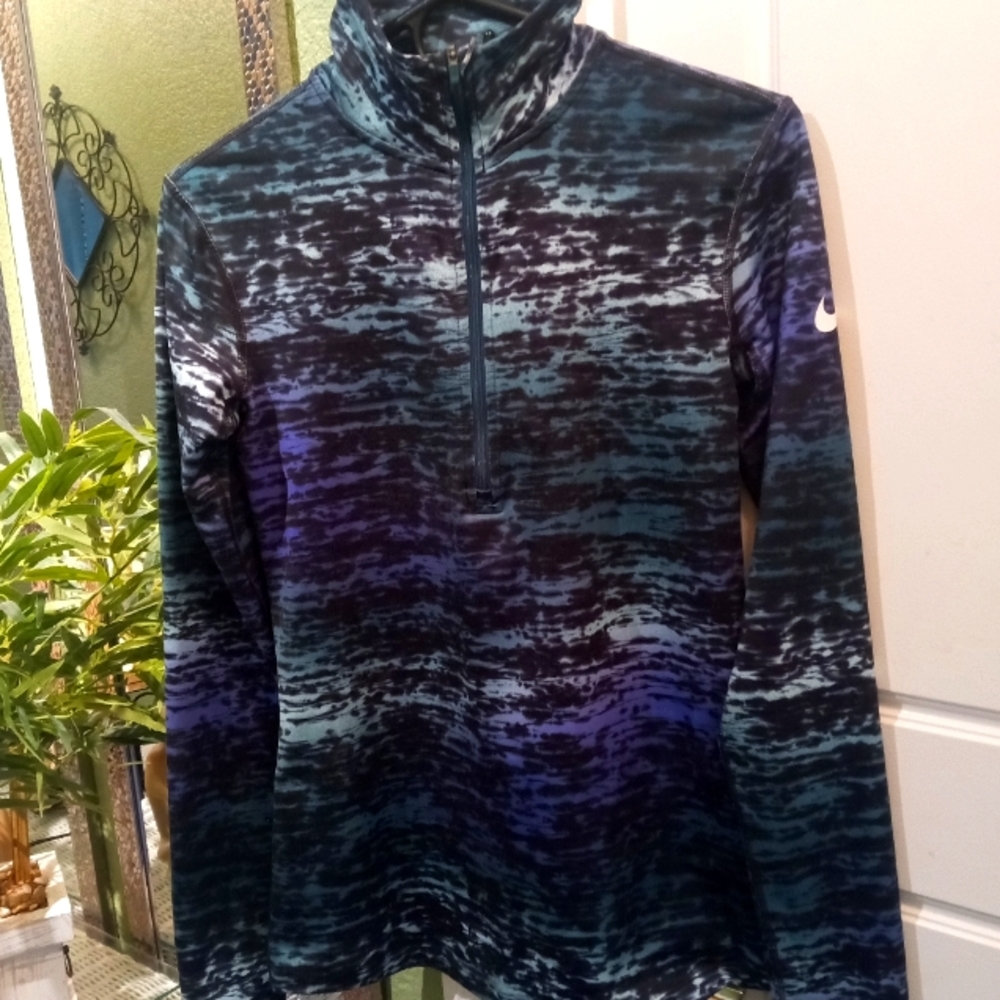 Nike Women's/Juniors MED Dri-Fit 1/4 Zip Running Top, Like New
